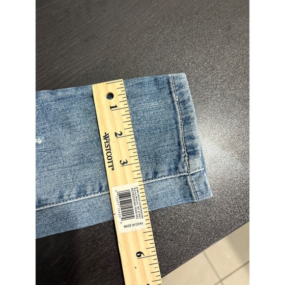 KanCan Distressed Skinny Jeans Women's Size‎ 24 Ripped Denim Blue - Picture 10 of 11